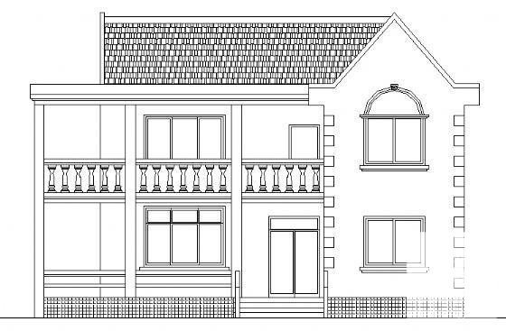 精美2层小别墅建筑CAD图纸 - 2