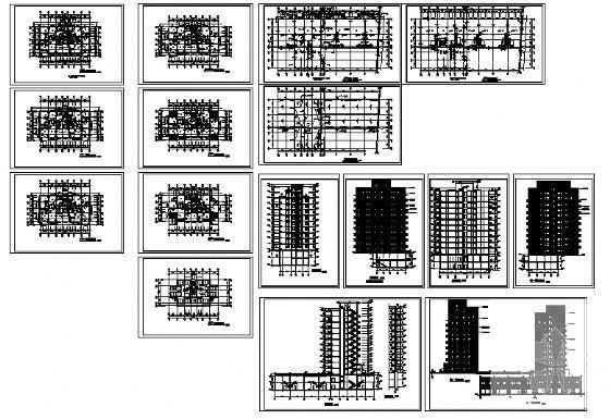 13层住宅楼建筑方案设计CAD图纸（框剪结构） - 3
