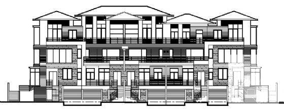 详细的万科丹堤3号别墅建筑施工CAD图纸 - 2
