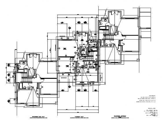 3层轻钢结构别墅建筑CAD图纸 - 1