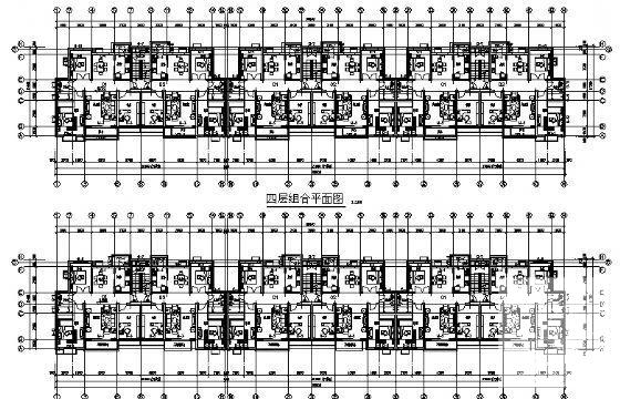 西青区5层住宅楼建筑方案设计CAD图纸 - 4