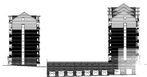 6层住宅楼建筑施工CAD图纸 - 1