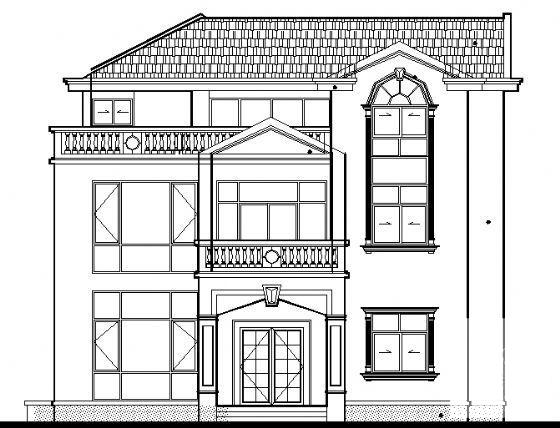 精美的2层私人别墅建筑CAD图纸 - 3