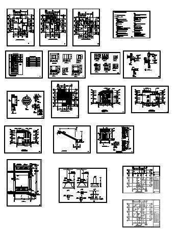 精美的2层私人别墅建筑CAD图纸 - 4