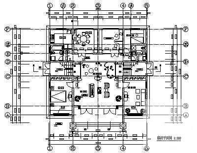 详细的A-18型别墅建筑CAD施工图纸 - 3