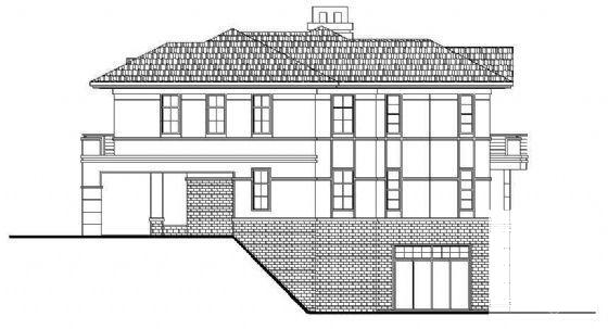 建的的A-19型别墅建筑CAD图纸 - 2