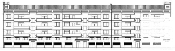 小型4层商住楼CAD施工图纸 - 4