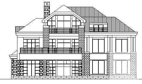 别墅设计方案集A-09型建筑CAD图纸 - 4