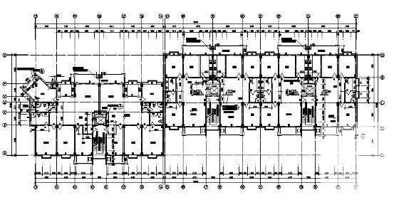 11层住宅楼建筑方案设计CAD图纸（框架结构） - 2