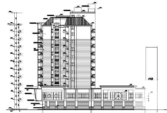 11层住宅楼建筑方案设计CAD图纸（框架结构） - 4