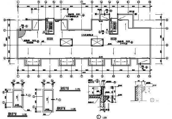 杨桥路7层住宅楼建筑施工CAD图纸 - 3
