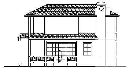 小型A-01型别墅建筑CAD图纸 - 1