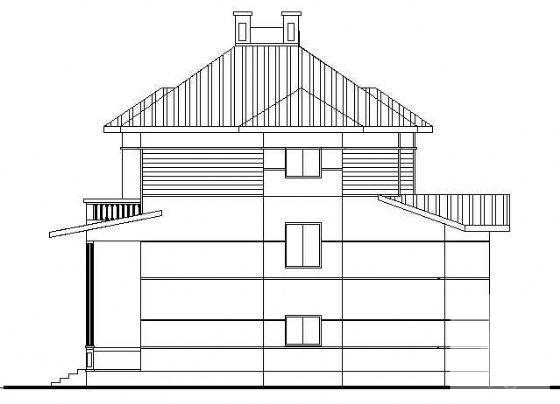 小型A-10型别墅建筑CAD图纸 - 2