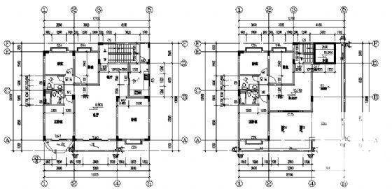 4层私人别墅建筑施工CAD图纸（砖混结构） - 4