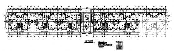 6层底商住宅楼建筑施工CAD图纸 - 4