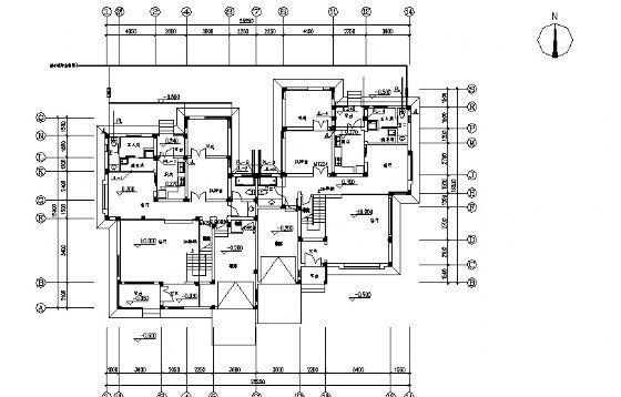 2层别墅建筑、给排水方案设计图纸（砖混结构） - 4