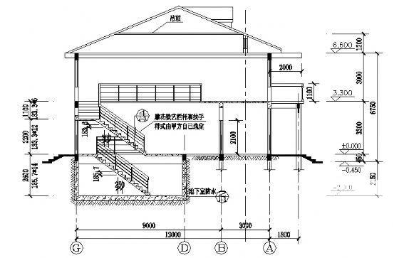3层私人住宅楼建筑施工CAD图纸（框架结构） - 3
