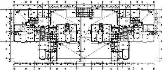 18层底商住宅楼建筑CAD图纸 - 3