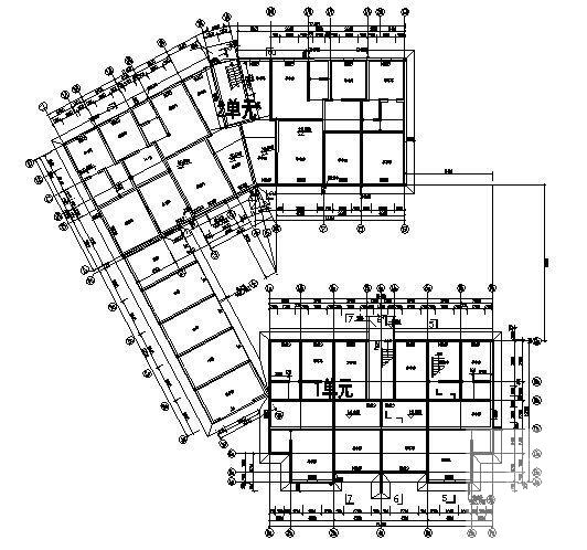 7层住宅楼建筑CAD施工图纸 - 1