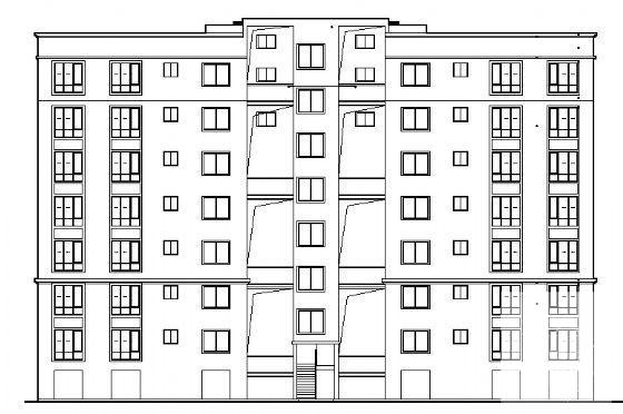 7层住宅楼建筑CAD施工图纸 - 4