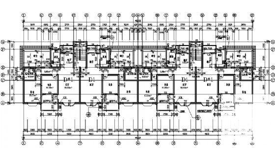 6层住宅楼建筑施工CAD图纸（砌体结构、欧陆风格） - 2