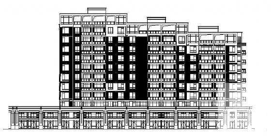城市12层住宅楼建筑施工CAD图纸（框架结构） - 4