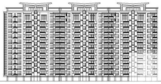 豪华13层住宅楼建筑CAD图纸 - 4