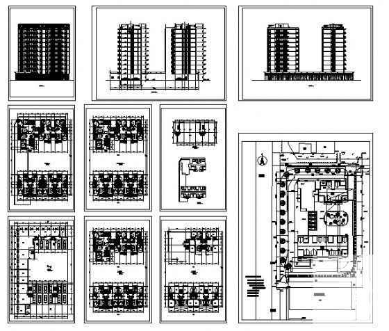 12层住宅楼建筑设计方案设计CAD图纸 - 4