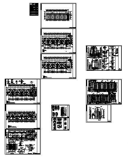 江南6层商住楼建筑CAD施工图纸 - 2