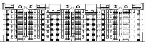 小区6层住宅楼建筑方案设计CAD图纸 - 4