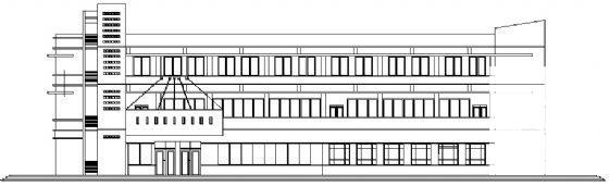 3层水兵宿舍楼建筑CAD施工图纸 - 1