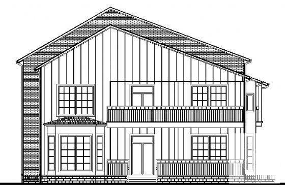 2层别墅建筑结构建筑施工CAD图纸（砌体结构） - 2