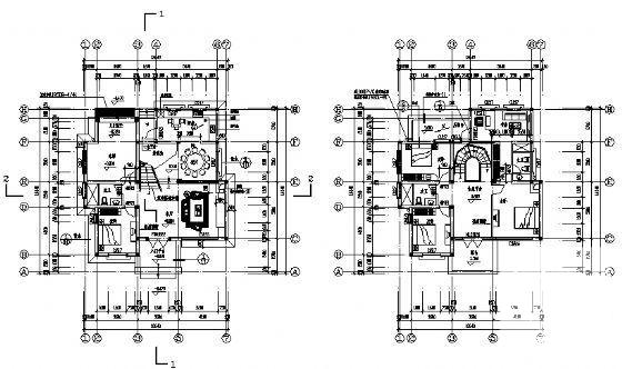 3层私人别墅建筑CAD施工图纸 - 4