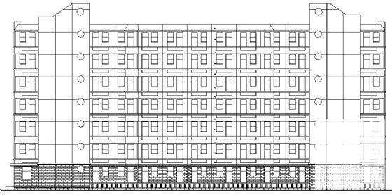 7层学生宿舍建筑方案设计CAD图纸 - 3