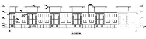 砖混结2层联排别墅建筑方案设计CAD图纸 - 4
