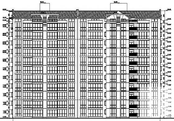 12层住宅楼建筑施工CAD图纸（框剪结构） - 3