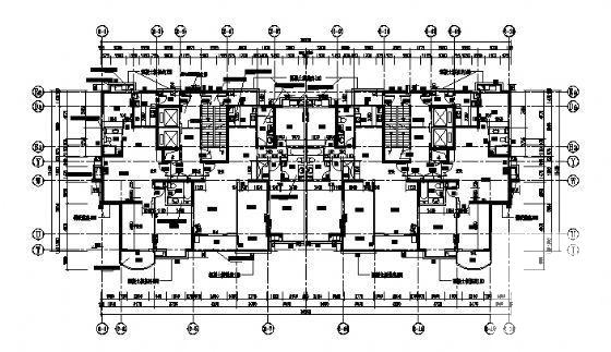 小区21层商住楼建筑方案设计CAD图纸（框剪结构） - 1