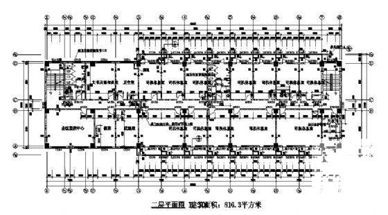 6层宿舍楼建筑施工CAD图纸 - 4