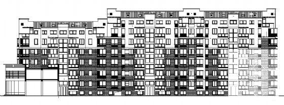 8层住宅楼建筑CAD施工图纸 - 1