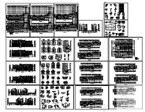 8层住宅楼建筑CAD施工图纸 - 2