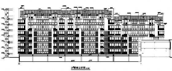 8层住宅楼建筑CAD施工图纸 - 4