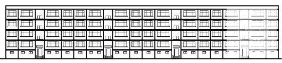 砖混结构5层经济住宅楼建筑方案设计CAD图纸 - 3