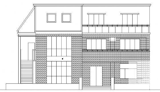 大型3层别墅建筑CAD施工图纸 - 4