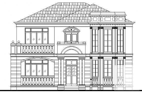 大型2层别墅建筑CAD施工图纸 - 3