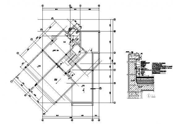 姆岭别墅园E型3层别墅建筑施工CAD图纸 - 2