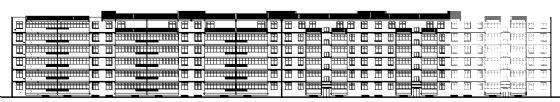 6层住宅楼建筑CAD施工方案图纸 - 4