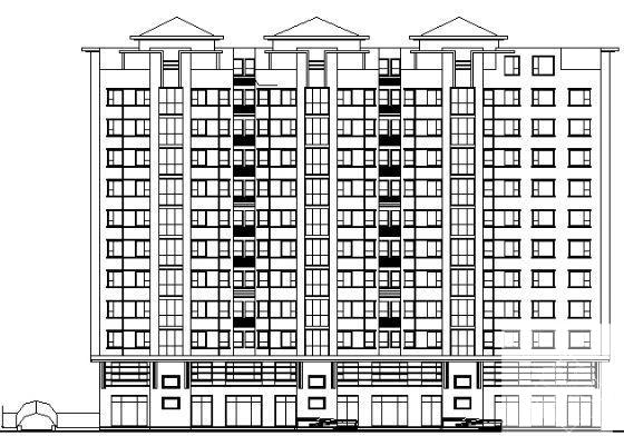 12层住宅楼建筑CAD施工图纸 - 4
