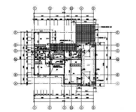 2层高档别墅（D型）建筑施工CAD图纸（砌体结构） - 4