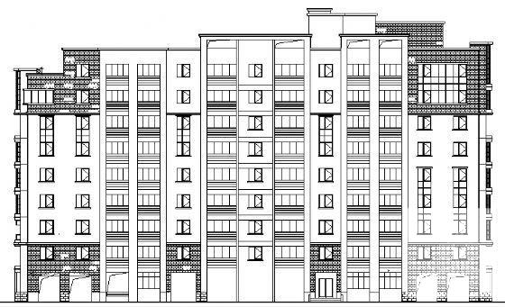 9层度假公寓建筑CAD图纸 - 4
