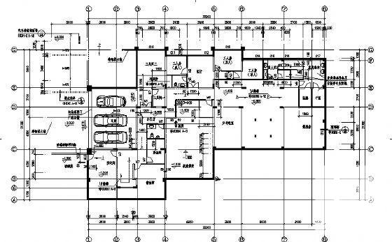 2层别墅建筑结构水电施工套CAD图纸（实惠经典） - 3